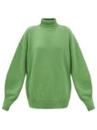 The Frankie Shop - Joya Roll-neck Merino Sweater - Womens - Green