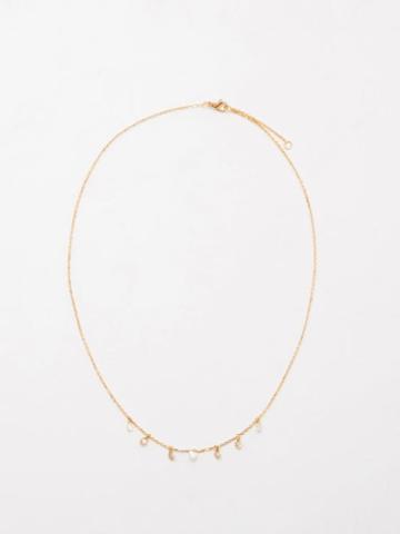 Raphaele Canot - Set Free Diamond & 18kt Gold Necklace - Womens - Gold Multi