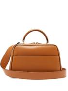 Matchesfashion.com Valextra - Serie S Medium Smooth Leather Shoulder Bag - Womens - Tan