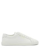 Ladies Shoes Saint Laurent - Andy Leather Trainers - Womens - White
