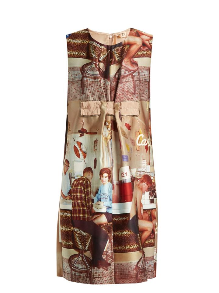 No. 21 Printed Sleeveless Dress