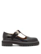 Matchesfashion.com Proenza Schouler - Patent-leather Mary-jane Loafers - Womens - Black