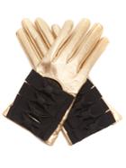 Gucci Bow-detail Leather Gloves