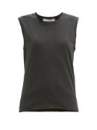 Ladies Rtw Nili Lotan - Muscle Supima-cotton Tank Top - Womens - Black