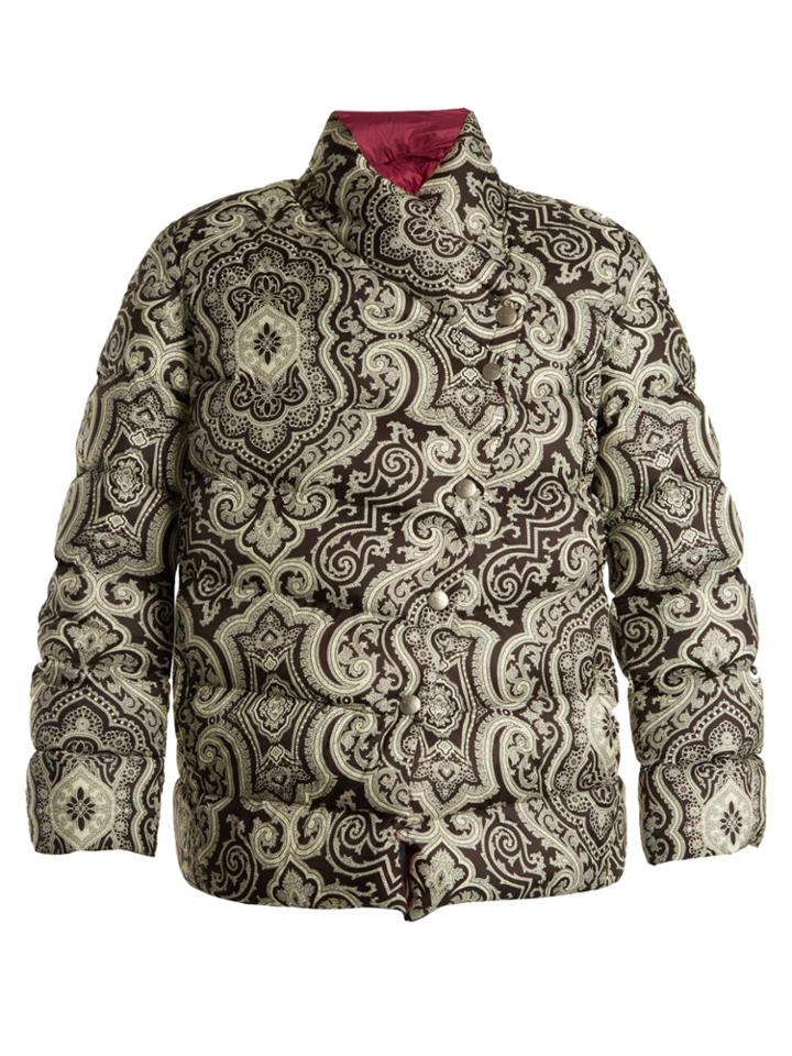 Etro Lhamu Paisley-print Quilted Down Jacket