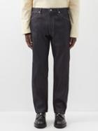 Jil Sander - Dropped-crotch Denim Straight-leg Jeans - Mens - Dark Blue
