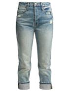 Frame Le Pegged Straight-leg Cropped Jeans
