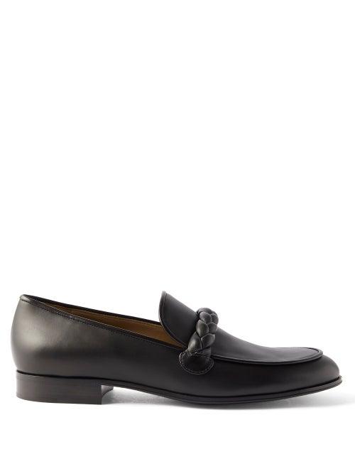 Gianvito Rossi - Massimo Leather Loafers - Mens - Black