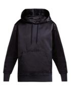 Matchesfashion.com Undercover - Silk Hooded Sweatshirt - Womens - Navy