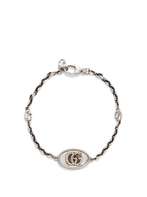 Gucci - Gg Marmont Sterling-silver Bracelet - Mens - Silver
