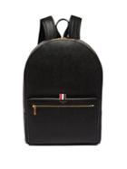 Thom Browne Logo-stamped Structured Pebbled-leather Backpack