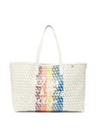 Ladies Bags Anya Hindmarch - I Am A Plastic Bag Recycled-canvas Tote Bag - Womens - White Multi