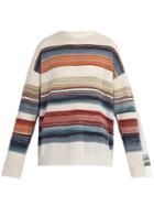 Matchesfashion.com Y/project - Double Layered Norwegian Wool Blend Sweater - Mens - White