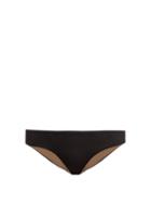 Matchesfashion.com Skin - The Selby Reversible Bikini Briefs - Womens - Black Brown