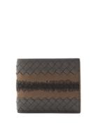 Bottega Veneta Bi-fold Leather Wallet With Stitched Detailing