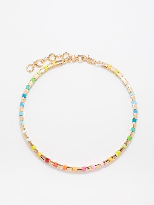 Roxanne Assoulin - Not Just Another Rainbow Enamelled Choker - Womens - Multi