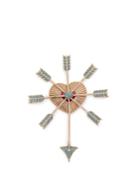 Etro Heart And Arrow Brooch