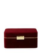 Matchesfashion.com Aerin - Beauvais Velvet Jewellery Box - Burgundy