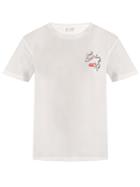 Saint Laurent La Bouche-print Cotton-jersey T-shirt