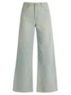 Matchesfashion.com Eve Denim - Charlotte High Rise Wide Leg Jeans - Womens - Light Blue