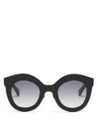Kaleos Shawer Cat-eye Sunglasses