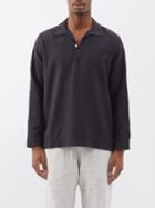Maran - El Abrazo Organic Cotton-blend Polo Shirt - Mens - Black