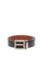 Matchesfashion.com Givenchy - Reversible Leather Belt - Mens - Black Brown