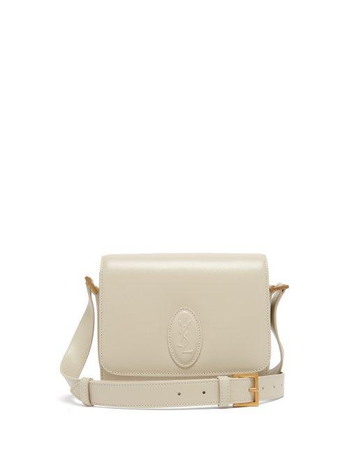 Matchesfashion.com Saint Laurent - Le 61 Leather Cross Body Bag - Womens - White