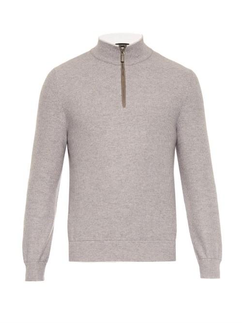 Ermenegildo Zegna Cashmere And Cotton-blend Sweater