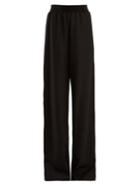 Maison Margiela Elasticated-waist Wide-leg Wool Trousers