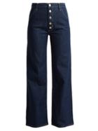 Matchesfashion.com M.i.h Jeans - Paradise High Rise Jeans - Womens - Indigo