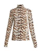 M.i.h Jeans X Golborne Road By Bay Garnett Tiger-print Top