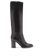 Matchesfashion.com Gianvito Rossi - Santiago 85 Leather Knee-high Boots - Womens - Black
