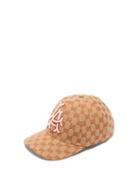 Matchesfashion.com Gucci - La Embroidered Gg Canvas Cap - Mens - Beige