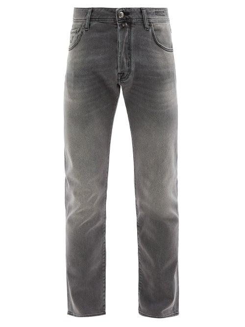Jacob Cohn - Nick Power Stretch Slim-leg Jeans - Mens - Grey
