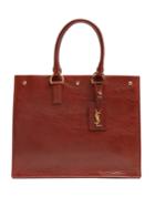Saint Laurent Noe East West Grained-leather Tote