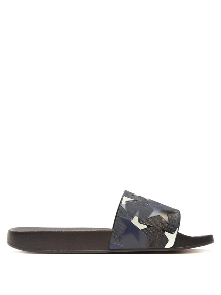 Valentino Camustars-print Rubber Slides