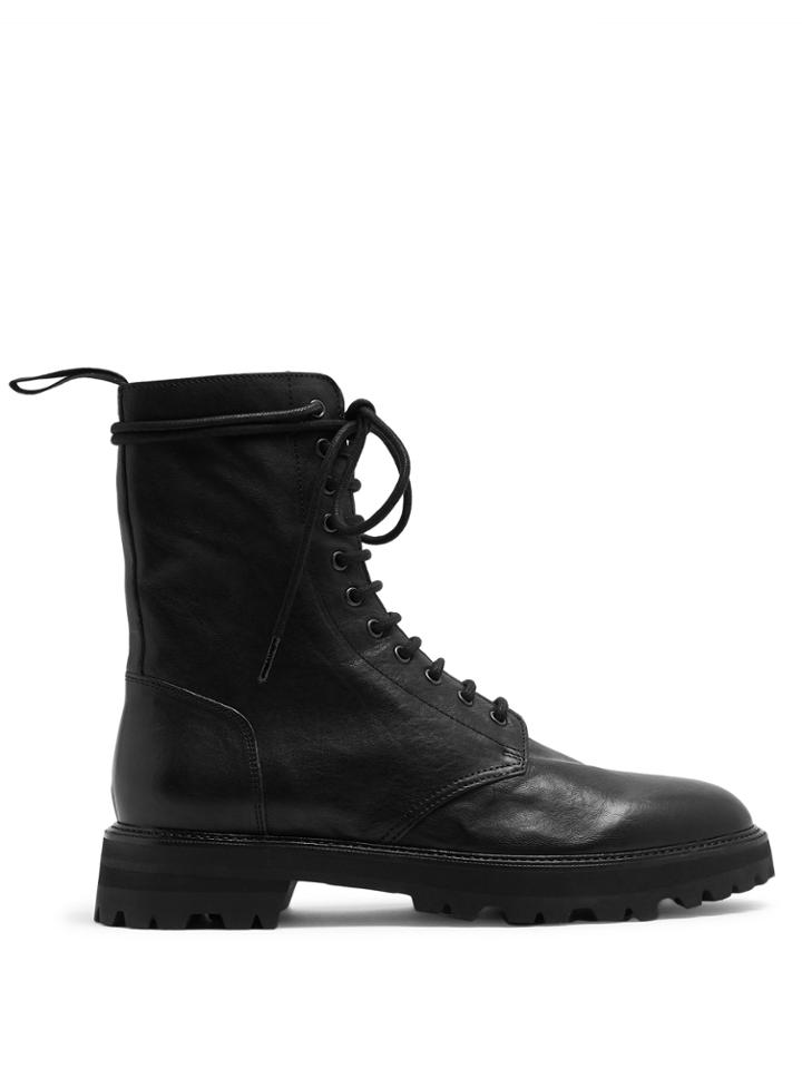Maison Margiela Lace-up Leather Boots