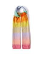 The Elder Statesman - Morphed Space-dyed Cashmere Scarf - Womens - Multi