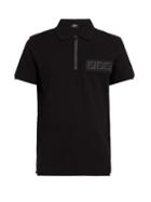 Matchesfashion.com Fendi - Logo Appliqu Cotton Polo Shirt - Mens - Black
