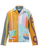 Bode - Duo Printed Cotton Terry-towelling Jacket - Mens - Multi