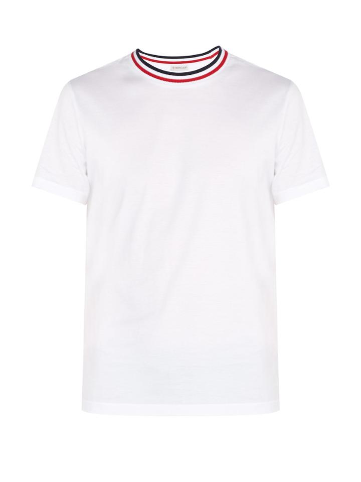 Moncler Striped Cotton T-shirt