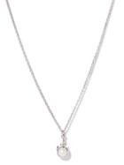 Alan Crocetti - Spark Pearl & Rhodium-plated Silver Necklace - Mens - Silver