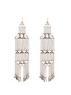 Saint Laurent Long Multi-tier Earrings
