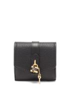 Matchesfashion.com Chlo - Aby Small Grained-leather Wallet - Womens - Black