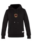Matchesfashion.com Dolce & Gabbana - Heart Appliqu Hooded Cotton Sweatshirt - Mens - Black
