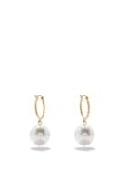Completedworks - Pearl & Recycled 14kt Gold-vermeil Hoop Earrings - Womens - Yellow Gold