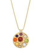 Noor Fares Diamond, Topaz & Yellow-gold Necklace