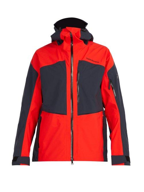 Matchesfashion.com Peak Performance - Gravity Goretex&reg; Ski Jacket - Mens - Red Multi