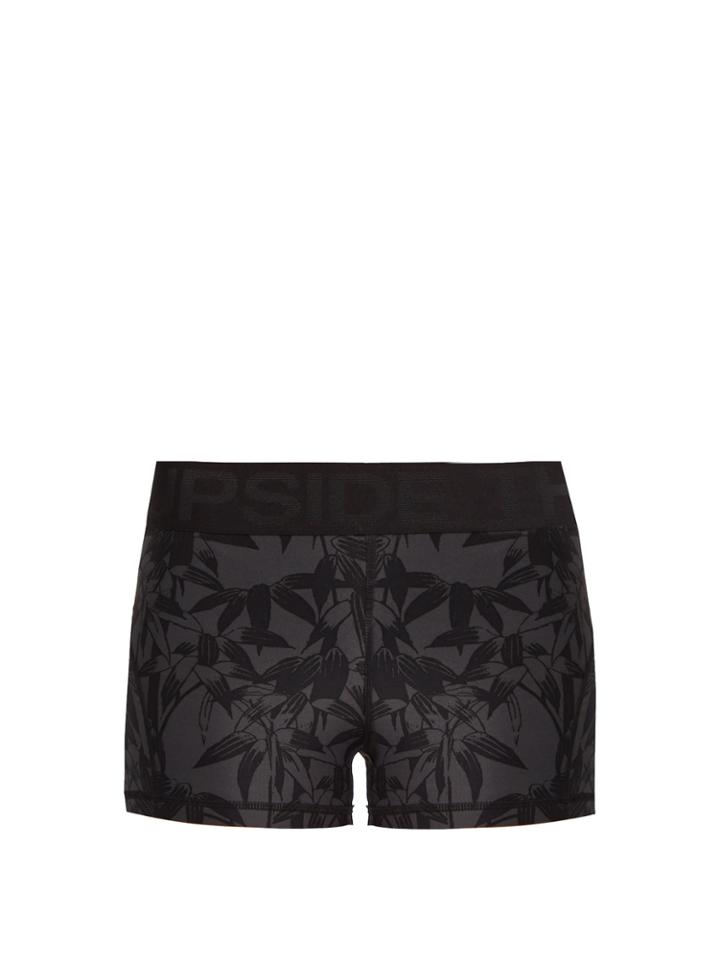 The Upside Bamboo-print Performance Shorts